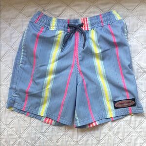 Vineyard Vines Multicolor Striped Swim Shorts